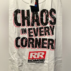 NASCAR Richmond Motor Speedway White Graphic Men's Tank
